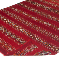 5'6" x 10'2"  Moroccan Zemour Kilim