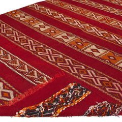 5' x 10'9"  Moroccan Zemour Kilim