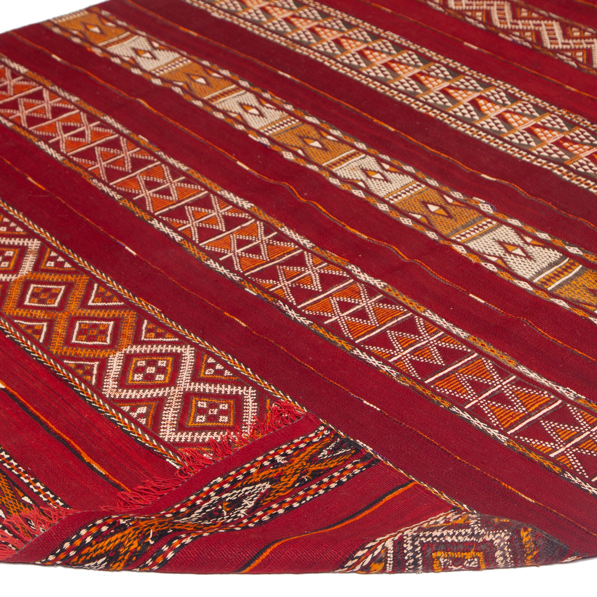 5'8" x 10'8"  Moroccan Zemour Kilim