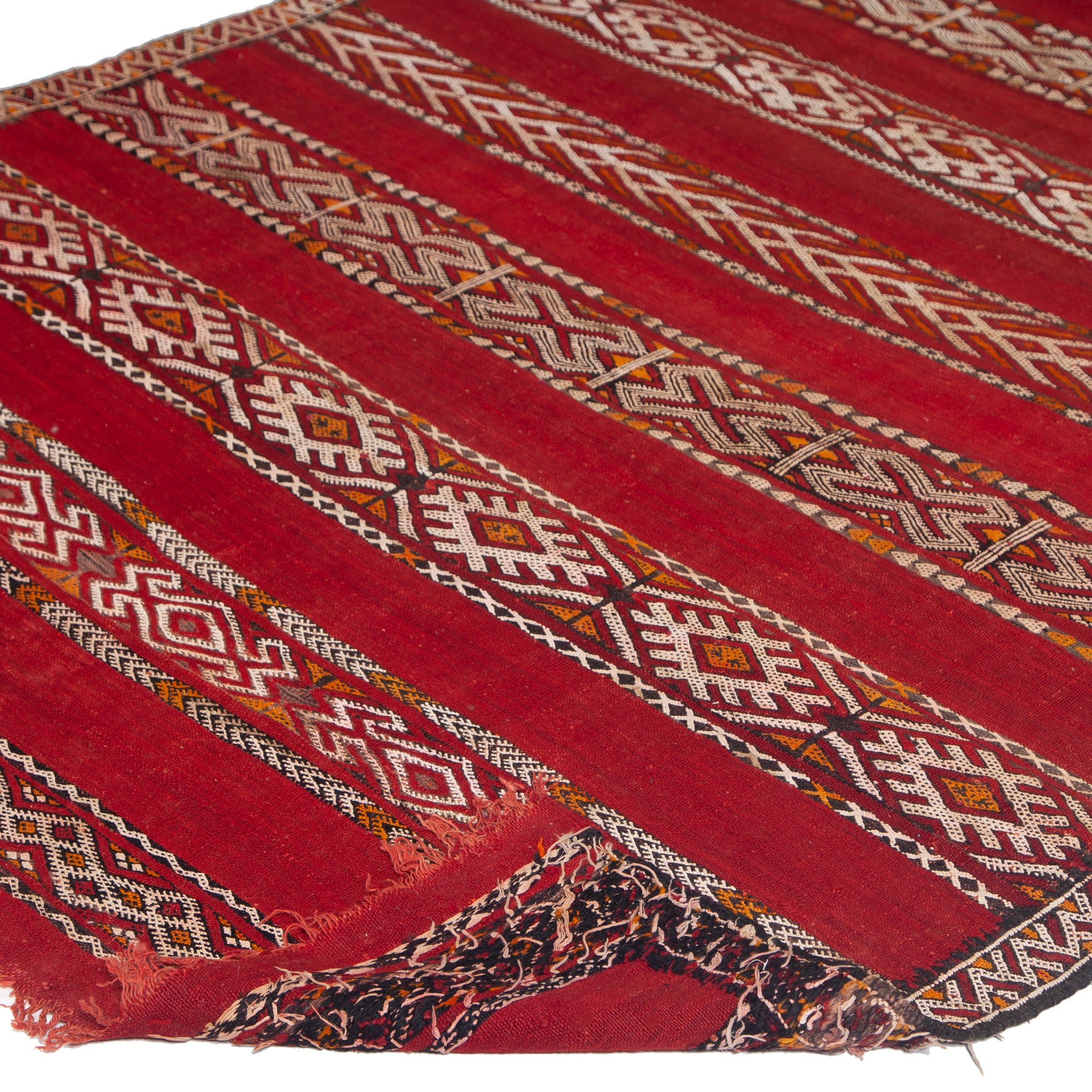 5'7" x 9'1"  Moroccan Zemour Kilim