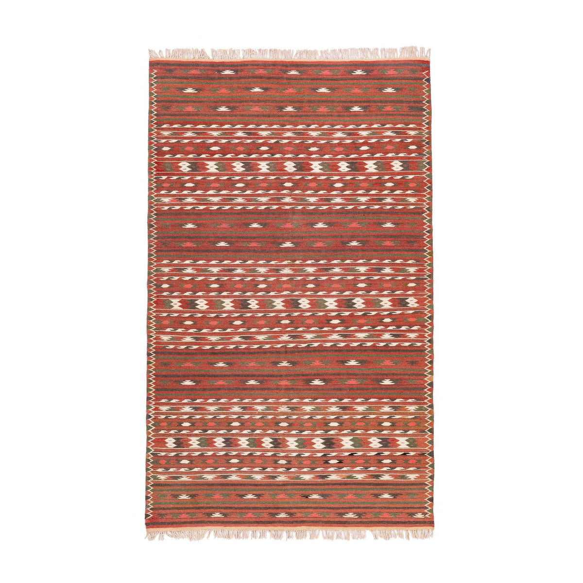 Turkmen Kilim (3.6 x 6.1)ft