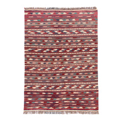 Turkmen Kilim (5.2 x 7.3)ft