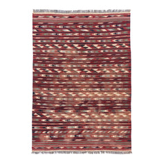 Turkmen Kilim (5.2 x 7.6)ft