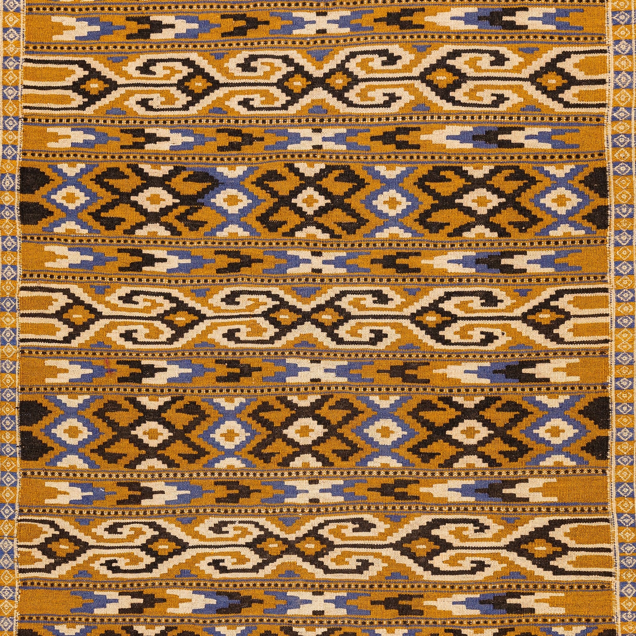 Turkmen Kilim (3.2 x 6.1)ft