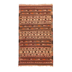 Turkmen Kilim (3.4 x 5.9)ft