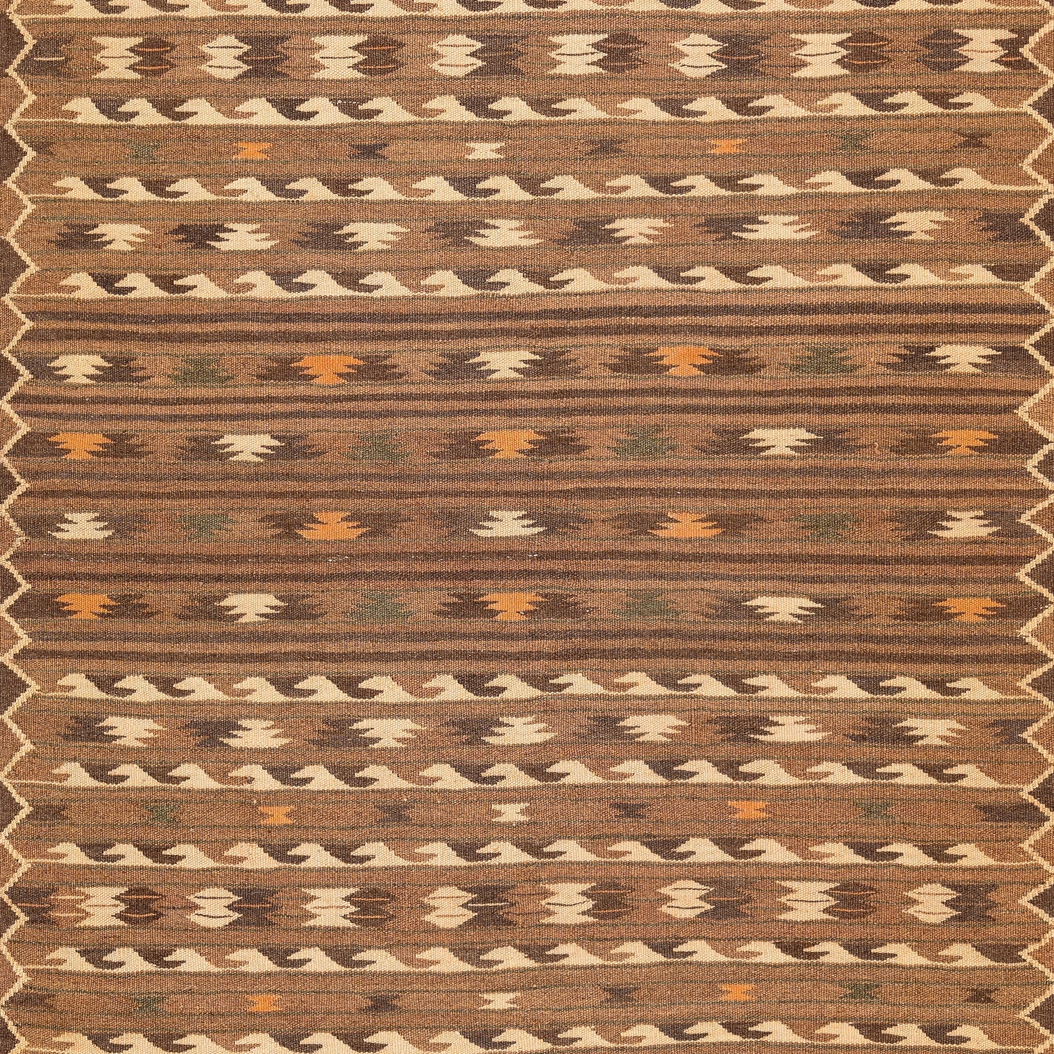 Turkmen Kilim (3.4 x 6.4)ft