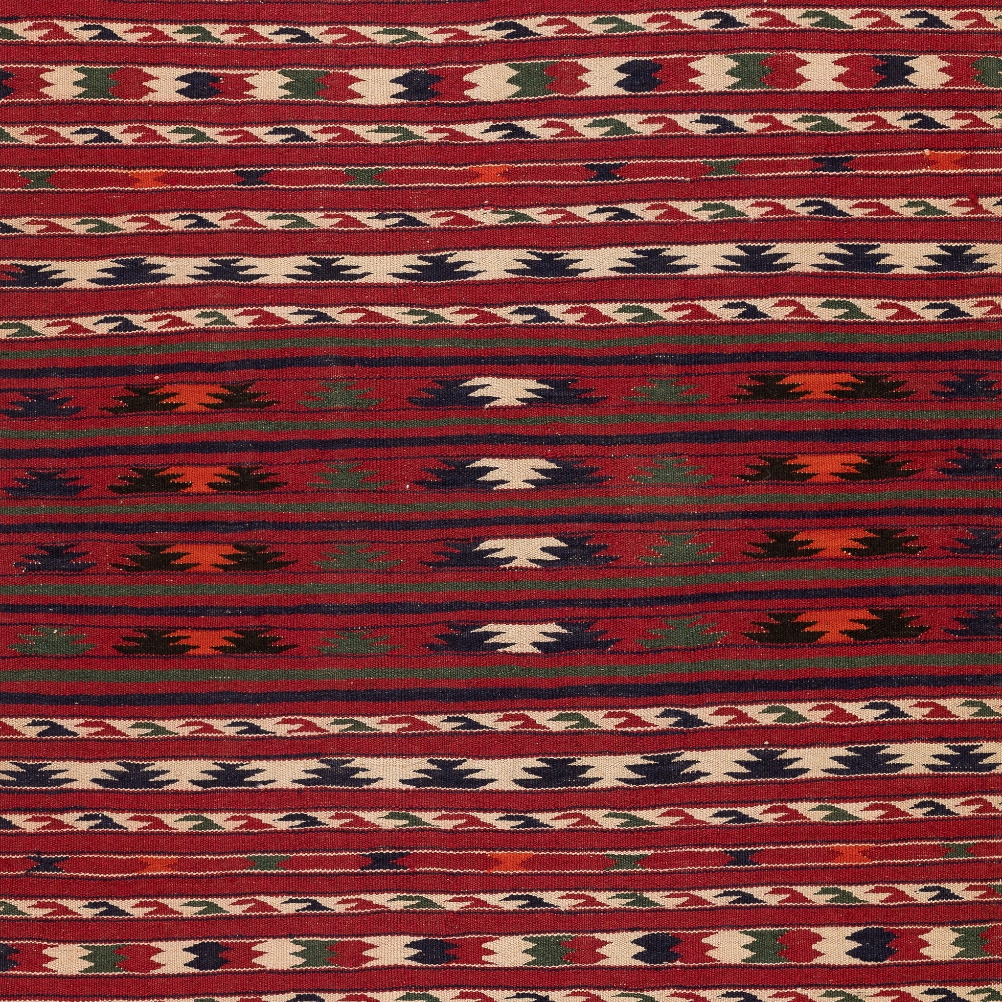 Turkmen Kilim (3.8 x 6.4)ft