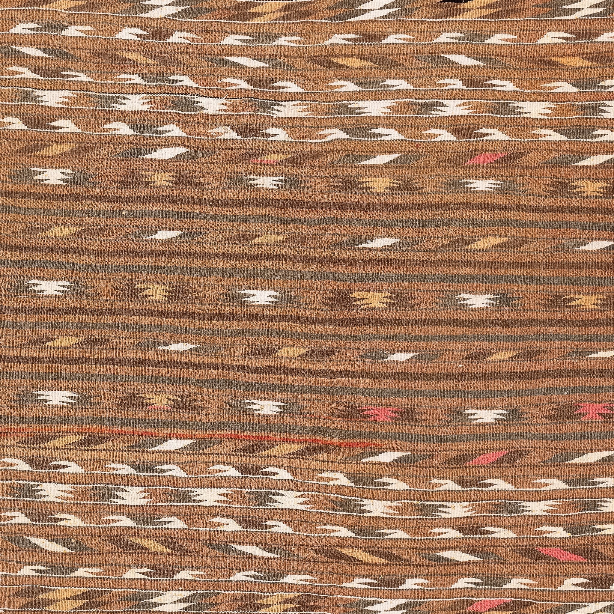 Turkmen Kilim (3.6 x 6.2)ft