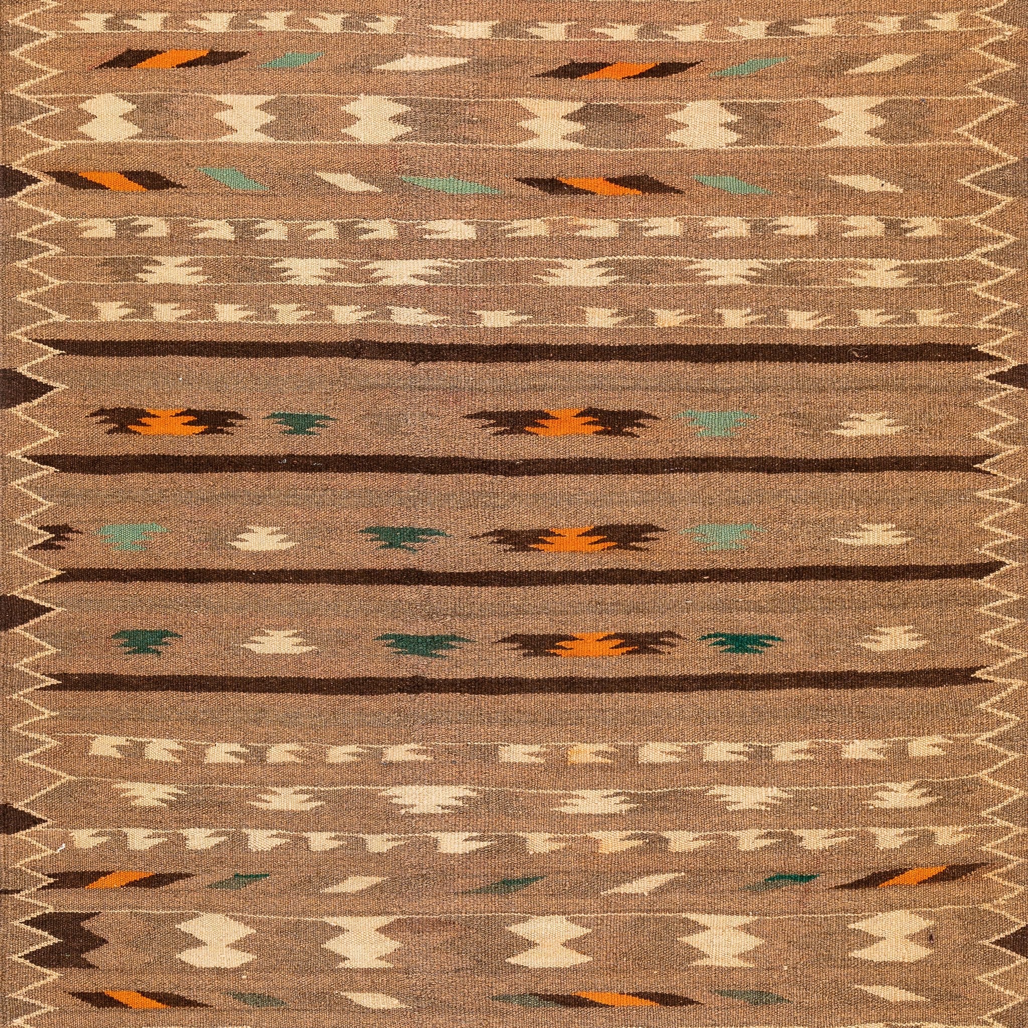Turkmen Kilim (3.1 x 6.2)ft