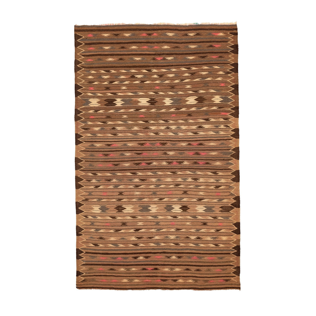 Turkmen Kilim (3.7 x 5.9)ft