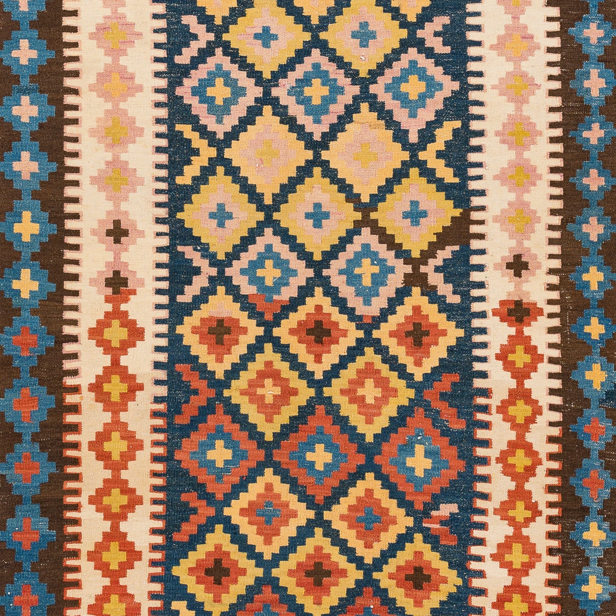 Ardebil Kilim (4.2 x 12.5)ft