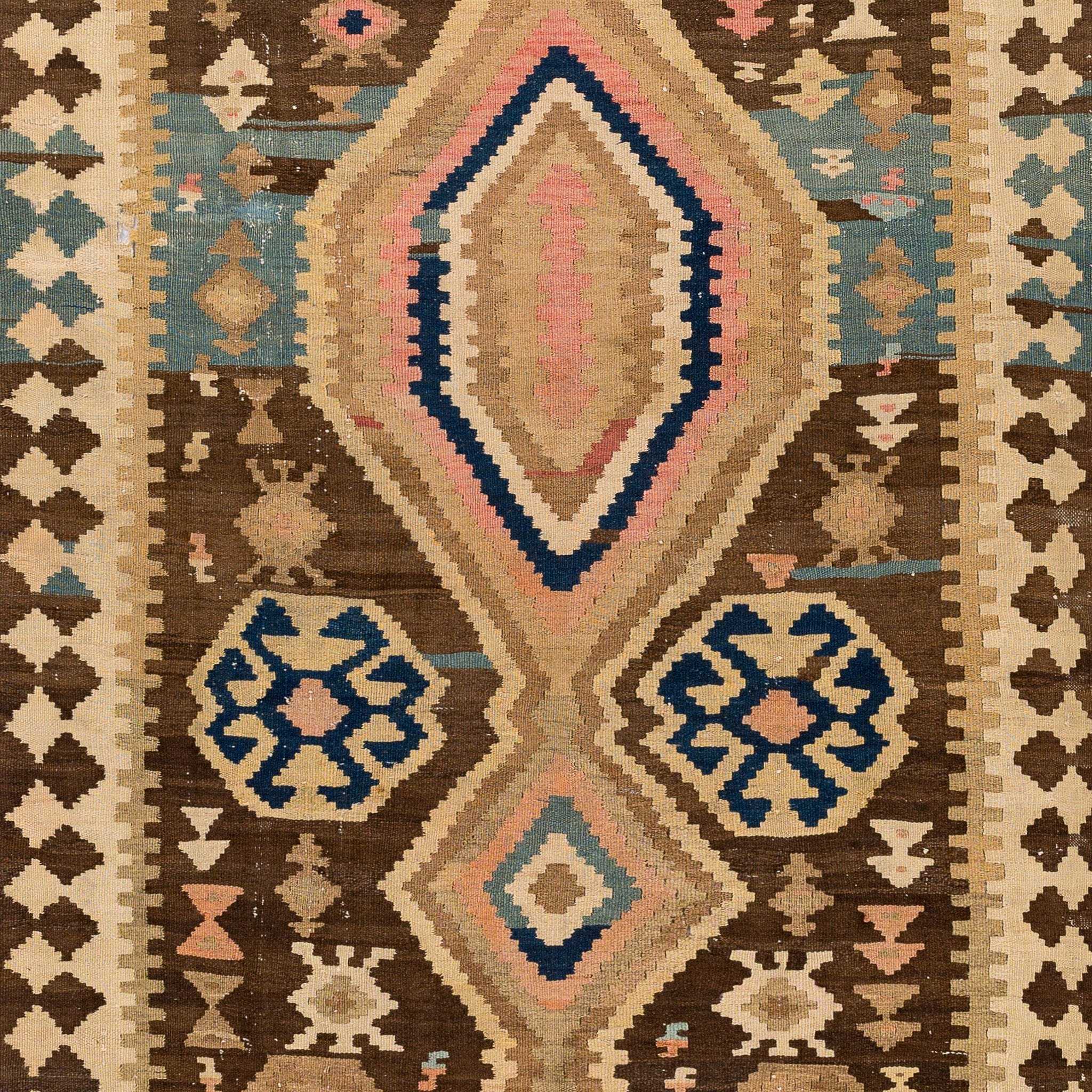 Ardebil Kilim (4.5 x 12)ft