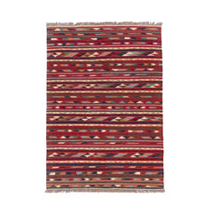 Turkmen Kilim (5.3 x 7.4)ft
