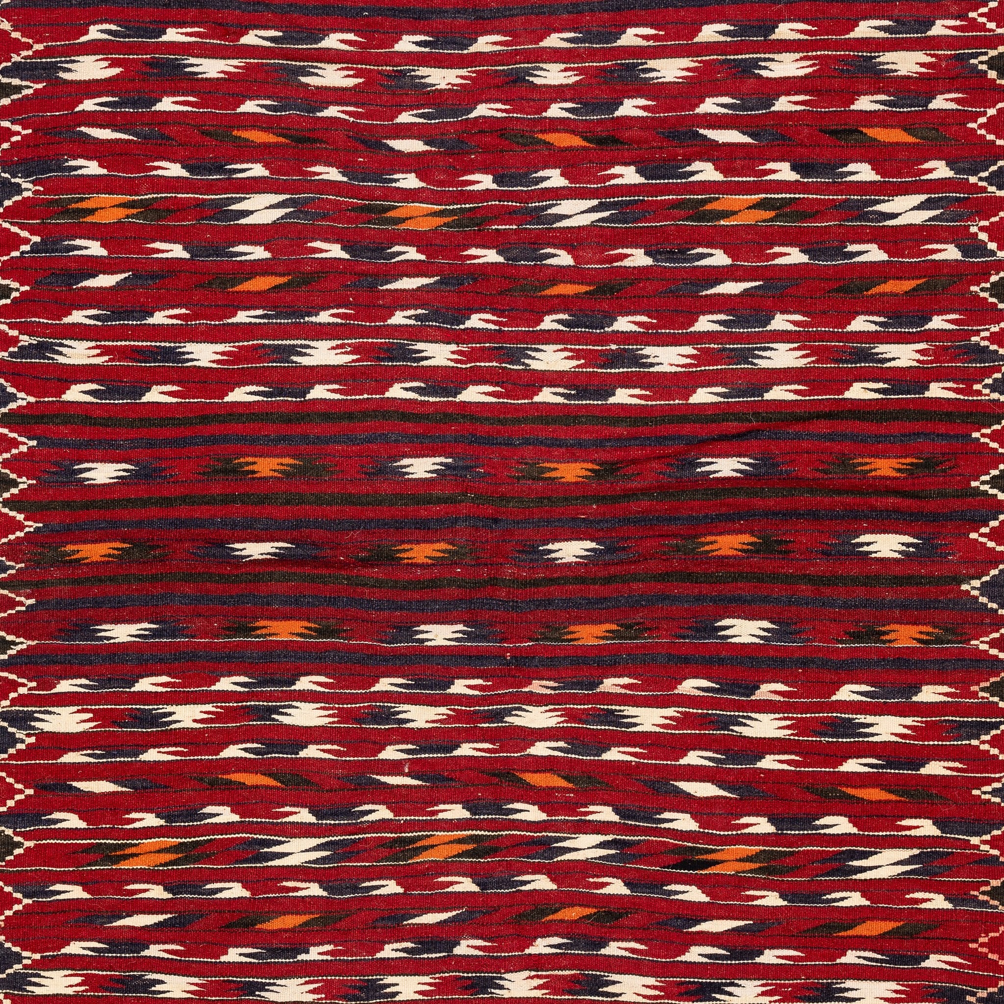Turkmen Kilim (3.8 x 5.8)ft