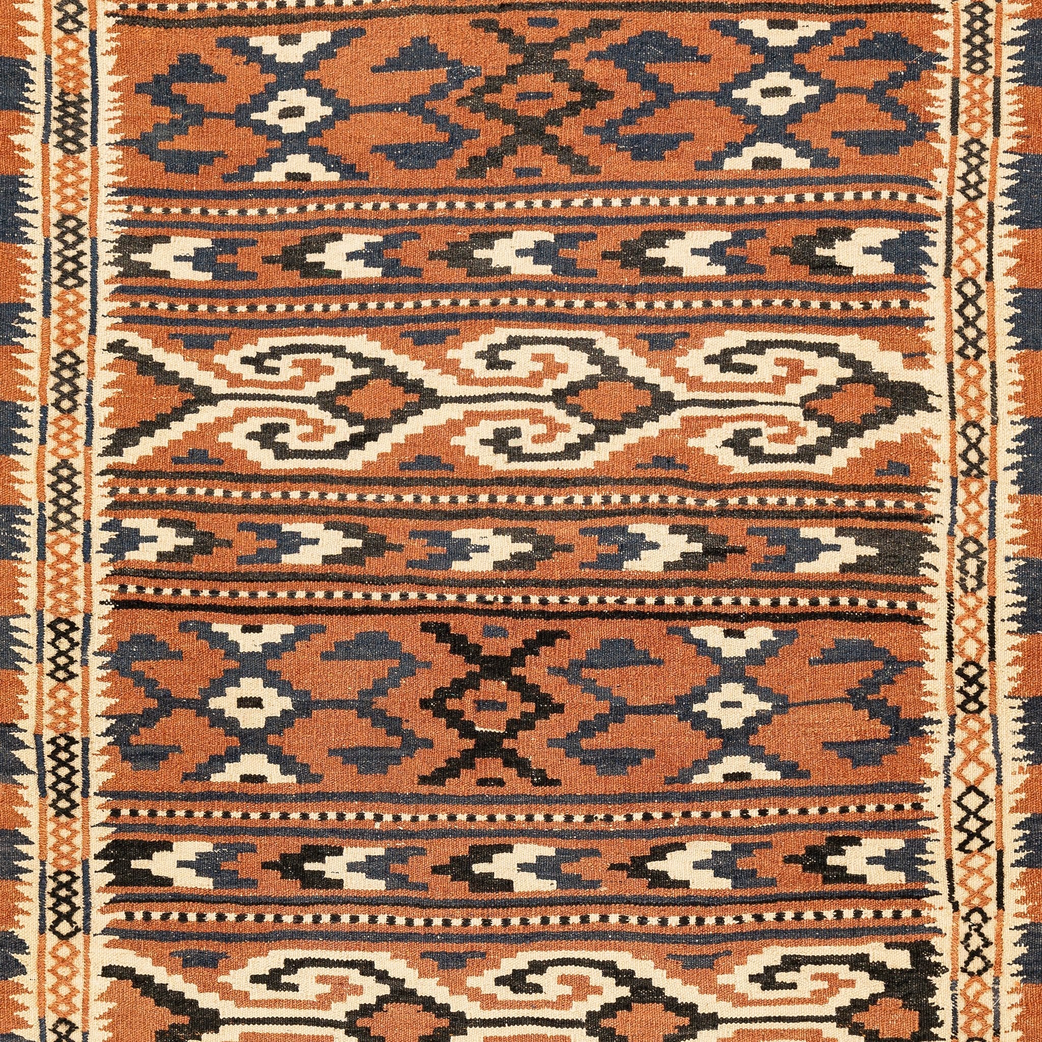 Turkmen Kilim (3.3 x 5.4)ft