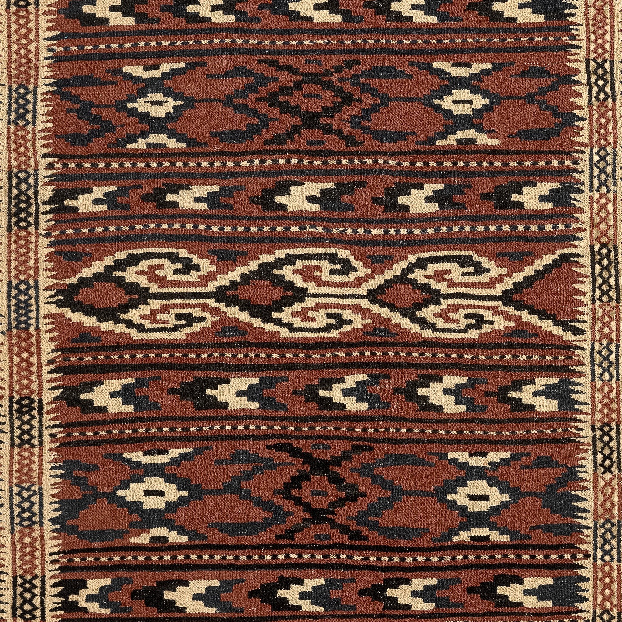 Turkmen Kilim (3.3 x 5.9)ft