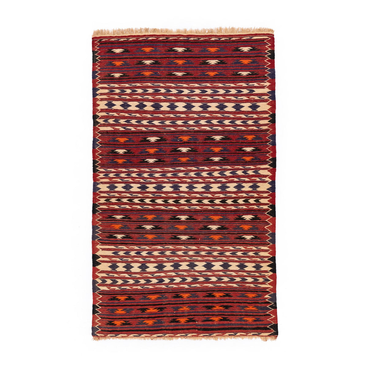 Turkmen Kilim (3.8 x 6.2)ft