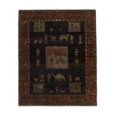 Turkish Gabbeh (6.6 x 7.9)ft