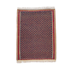 Senneh Kilim (3.7 x 4.7)ft