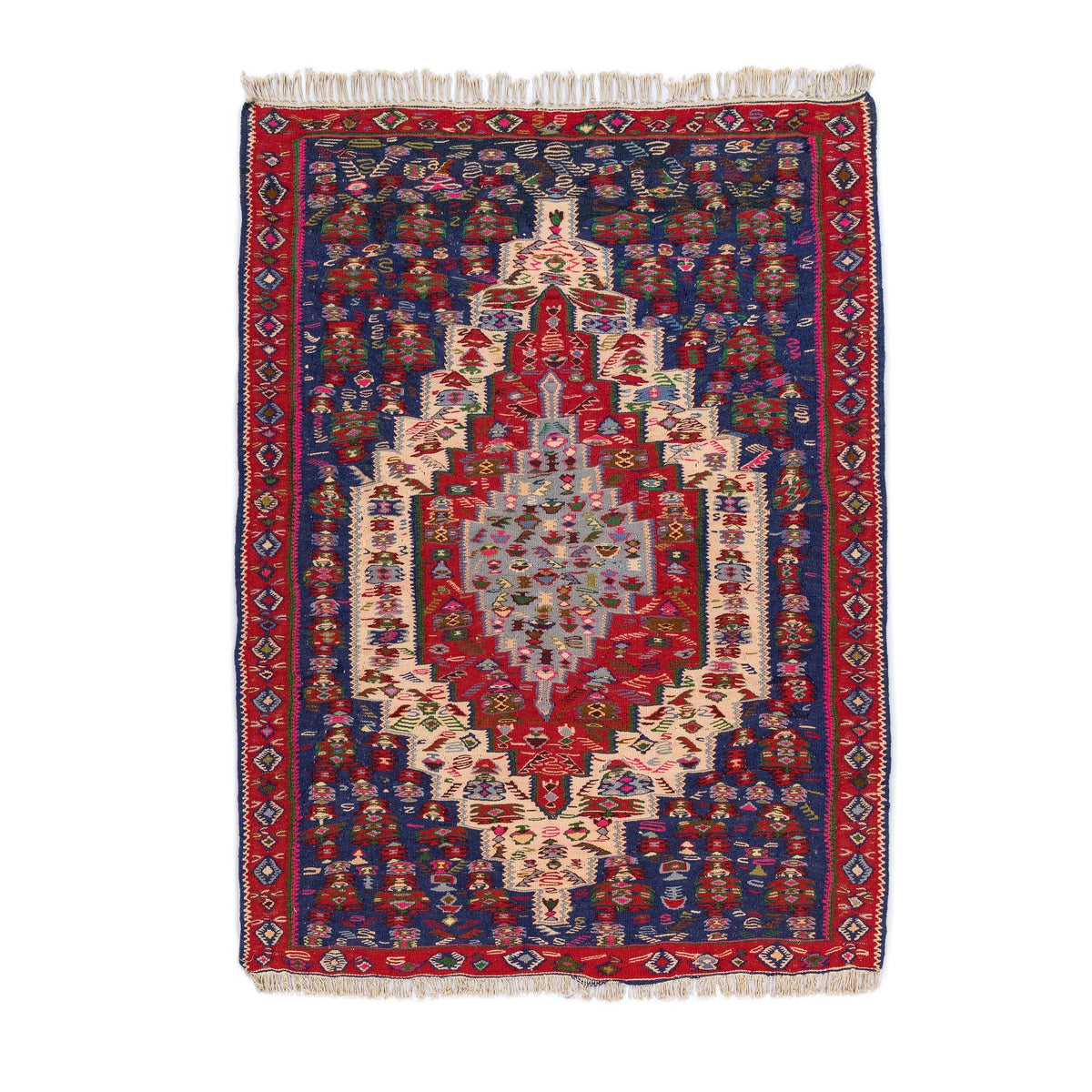 Senneh Kilim (3.4 x 4.7)ft