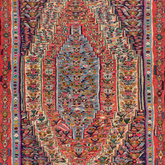Senneh Kilim (6.2 x 9.5)ft