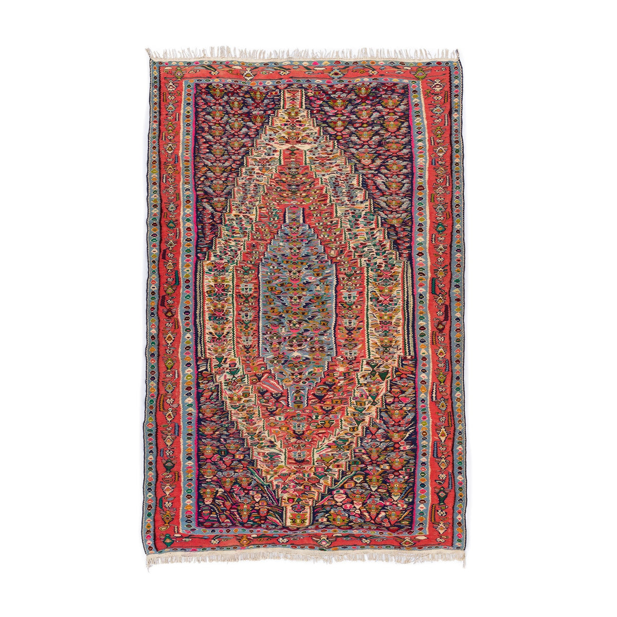 Senneh Kilim (6.2 x 9.5)ft
