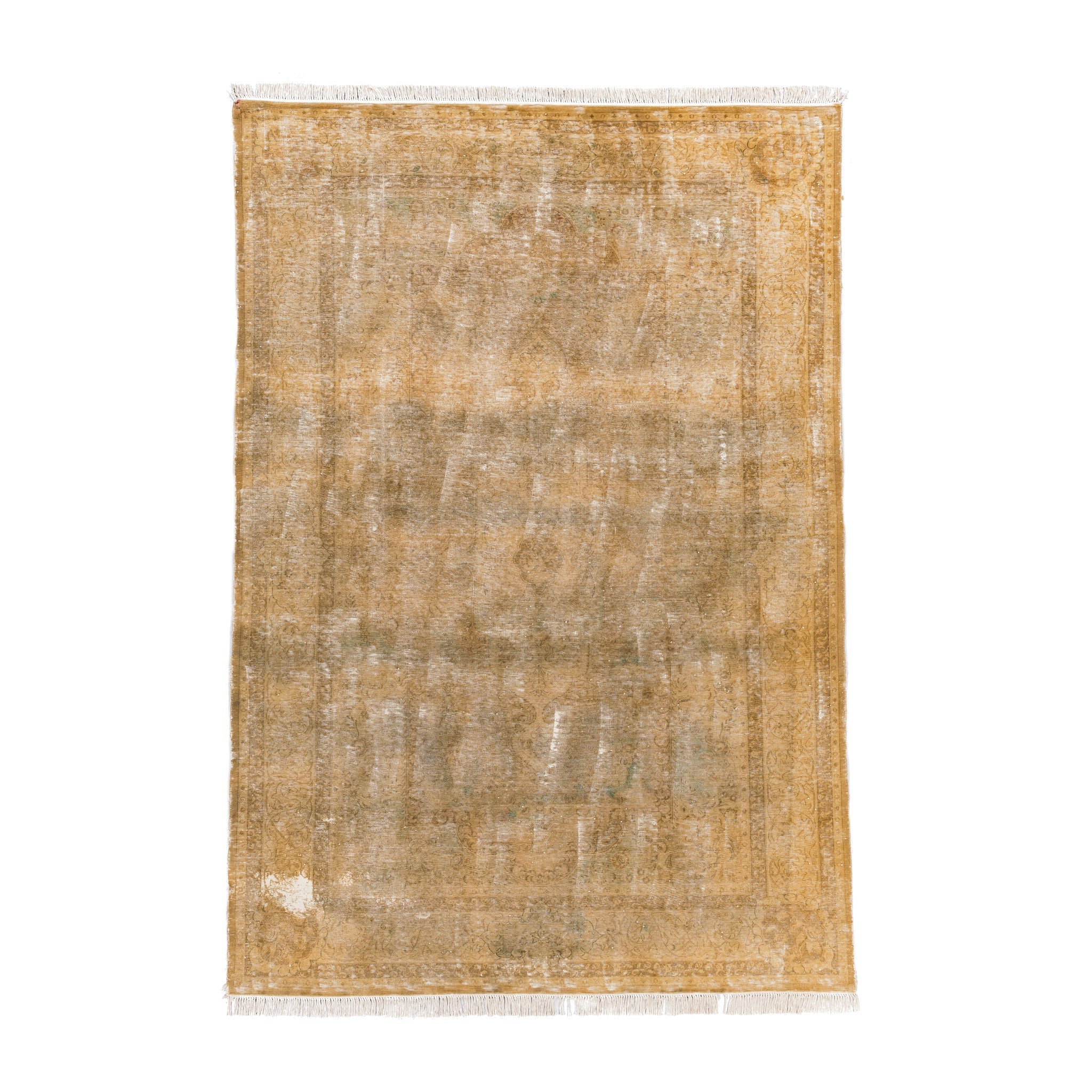 Overdyed Kashan (5.8 x 8.6)ft