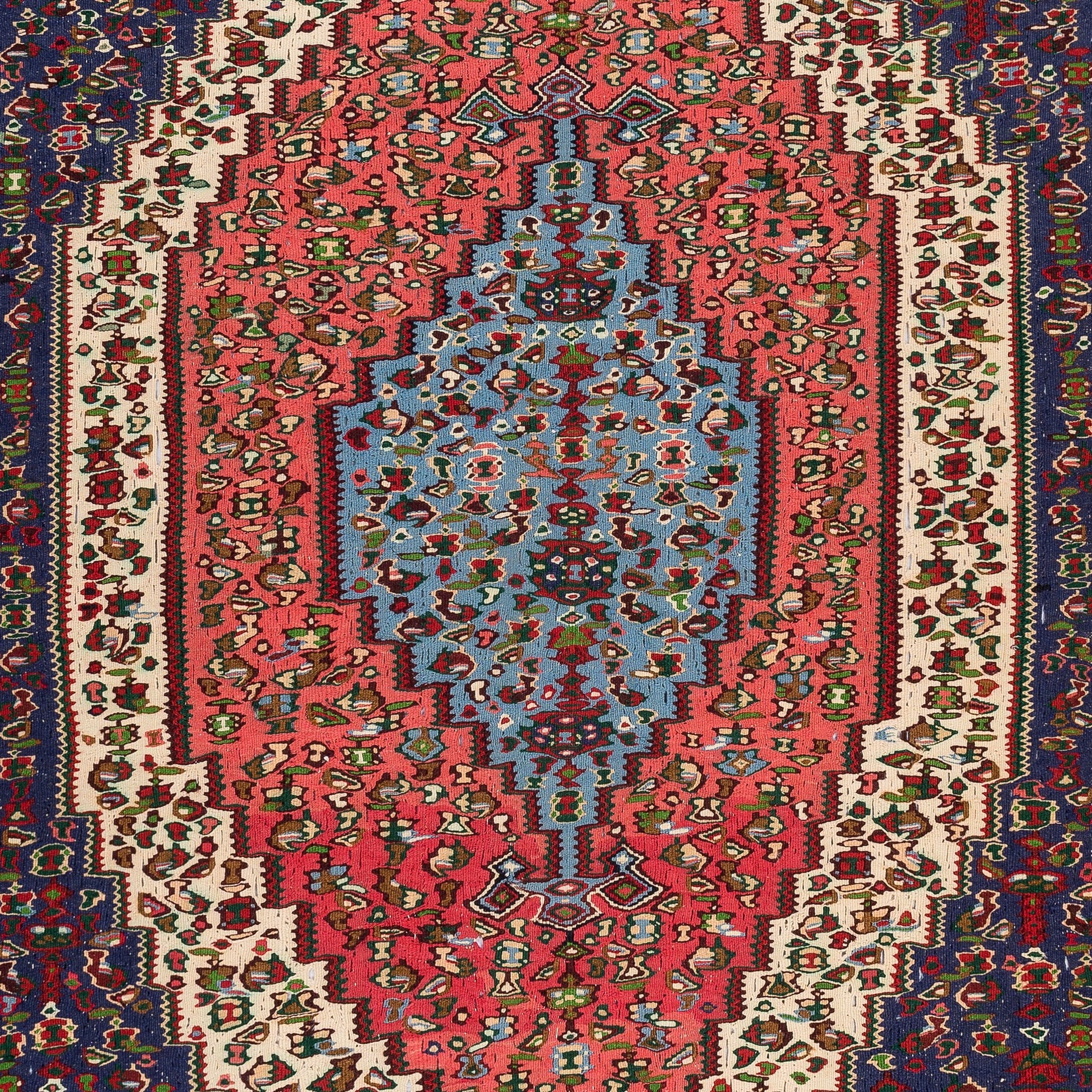Senneh Kilim (6.6 x 9.5)ft