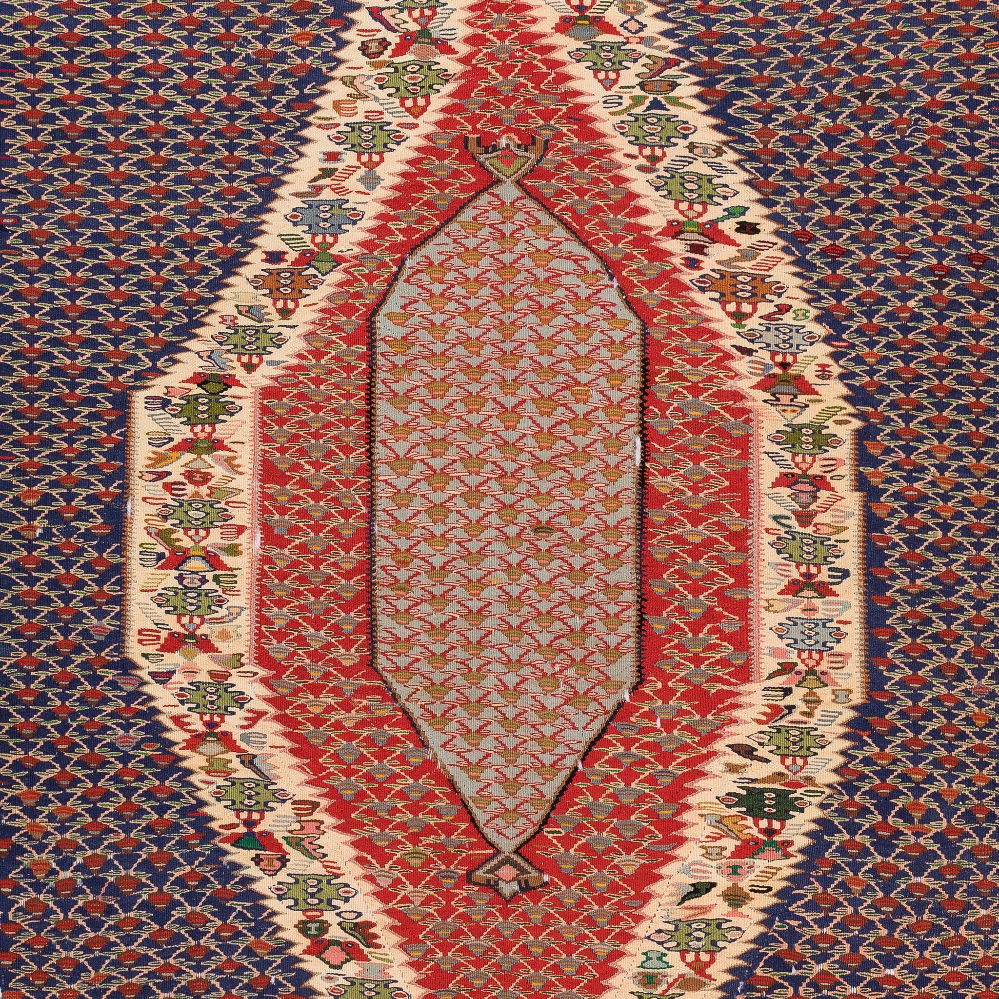 Senneh Kilim (6.3 x 8.6)ft