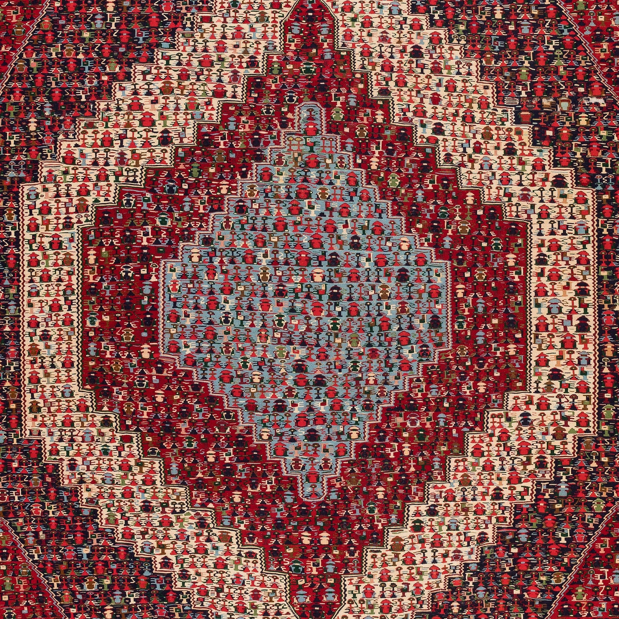 Senneh Kilim (6.9 x 9.3)ft