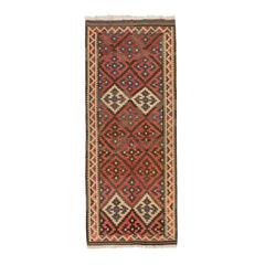 Ardebil Kilim (3.8 x 9.3)ft