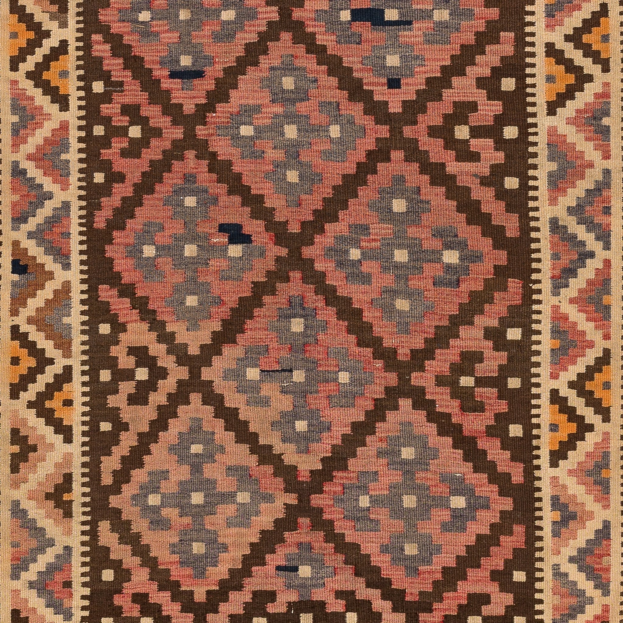 Ardebil Kilim (3.7 x 10.4)ft