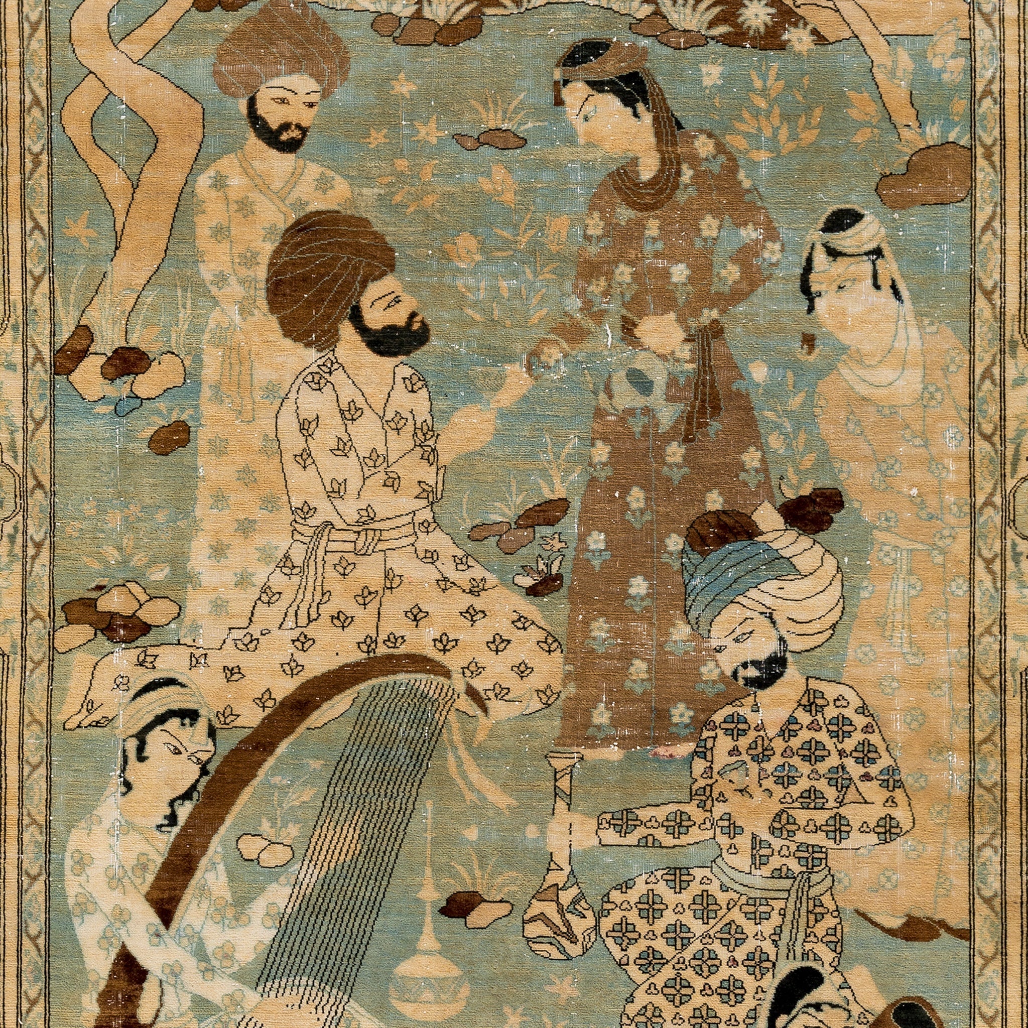 Pictorial Rug (4.5 x 7.4)ft