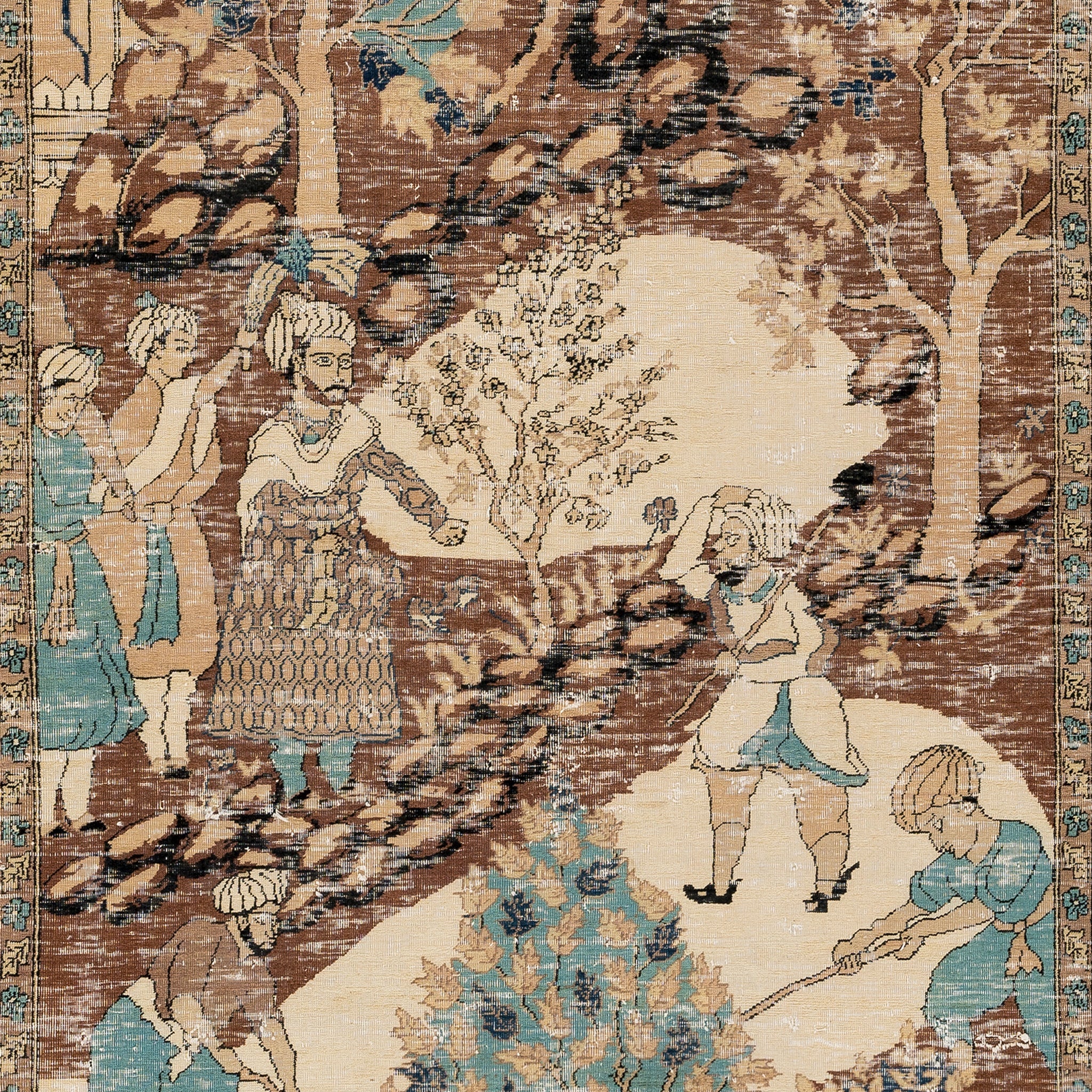 Pictorial Rug (4.3 x 6.9)ft