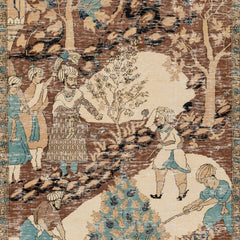 Pictorial Rug (4.3 x 6.9)ft