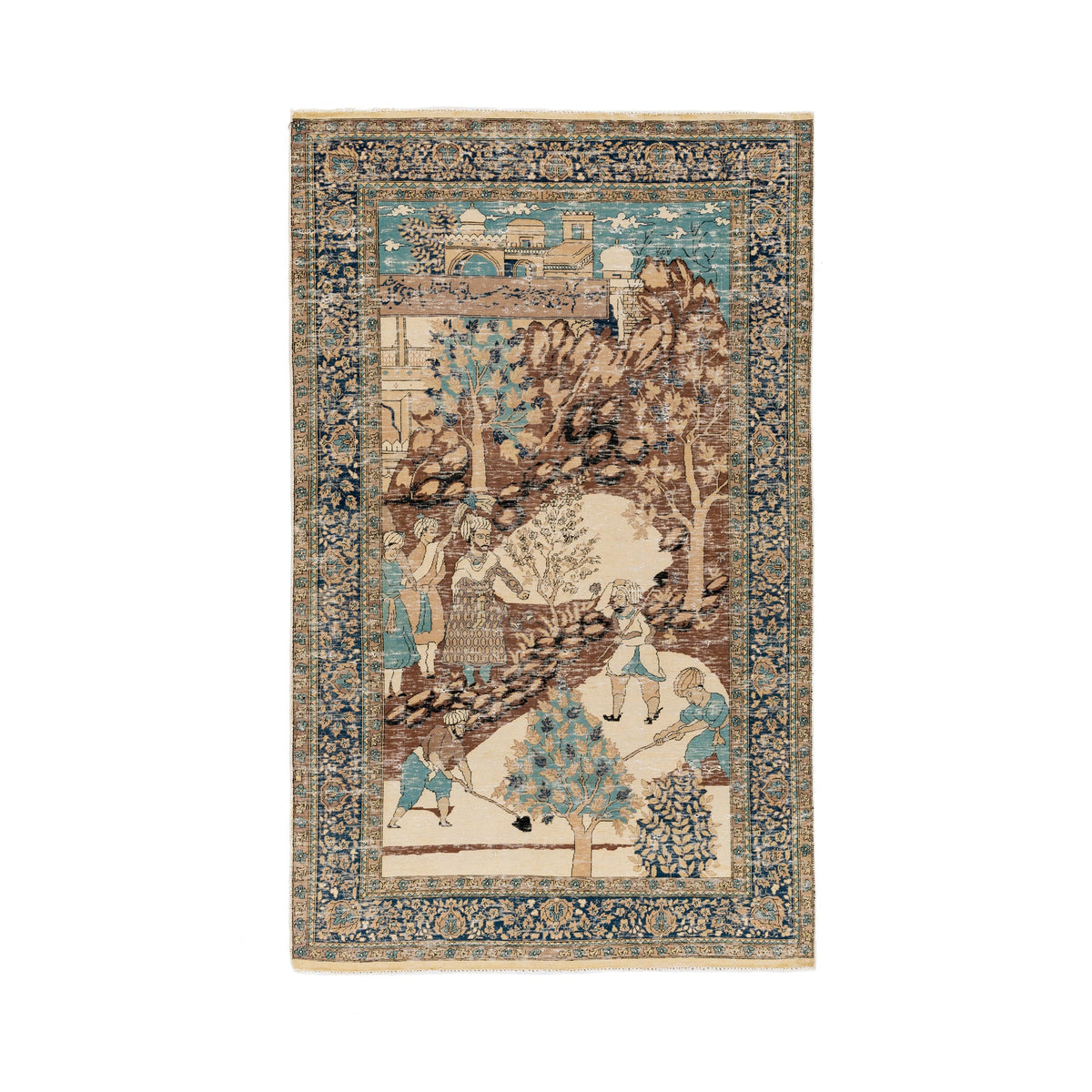 Pictorial Rug (4.3 x 6.9)ft