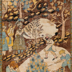Pictorial Rug (4.1 x 6.8)ft