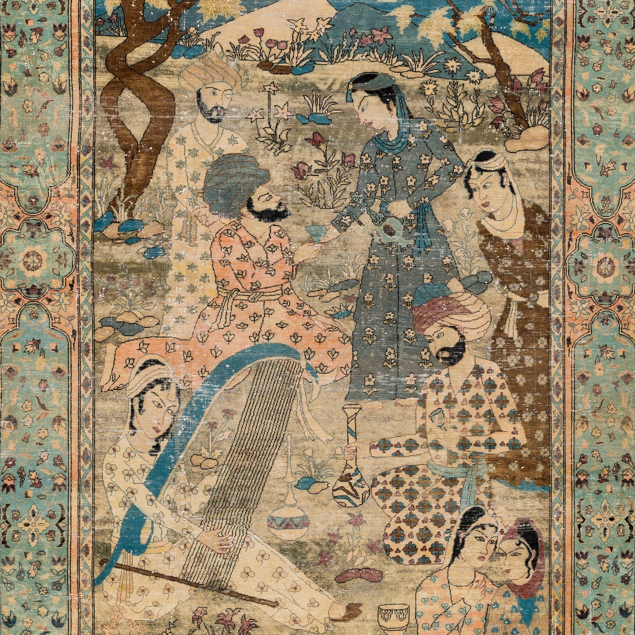 Pictorial Rug (4.3 x 6.9)ft