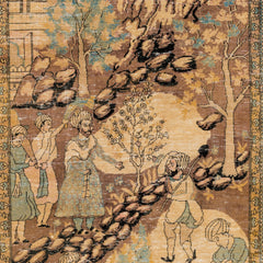 Pictorial Rug (4.2 x 7.2)ft