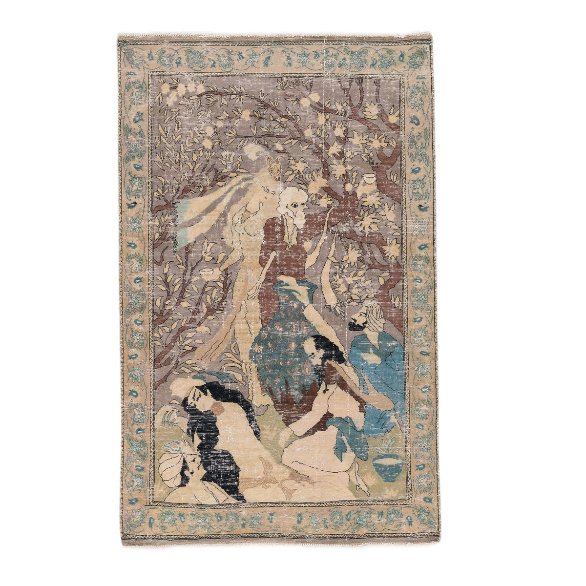 Pictorial Rug (3.3 x 4.5)ft