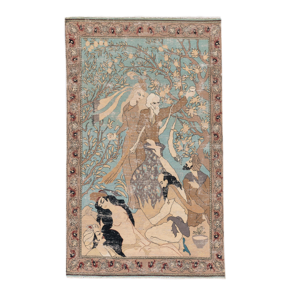 Pictorial Rug (3.3 x 5.3)ft