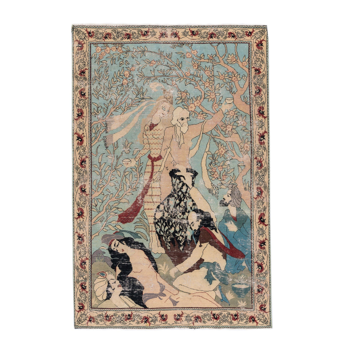 Pictorial Rug (3.4 x 5.1)ft
