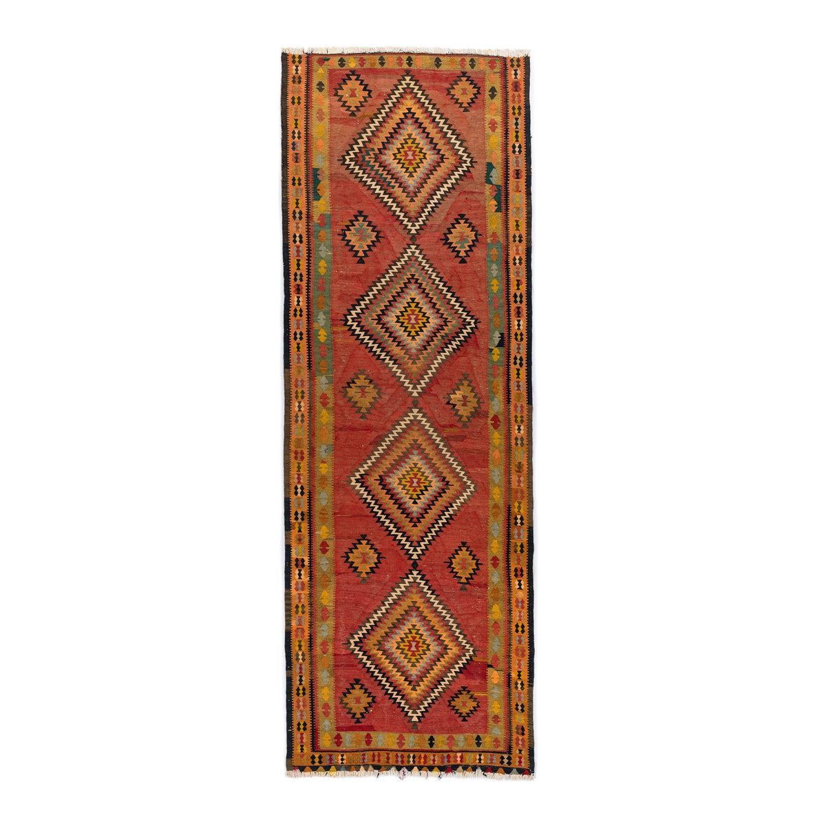 Ardebil Kilim (3.8 x 11.4)ft