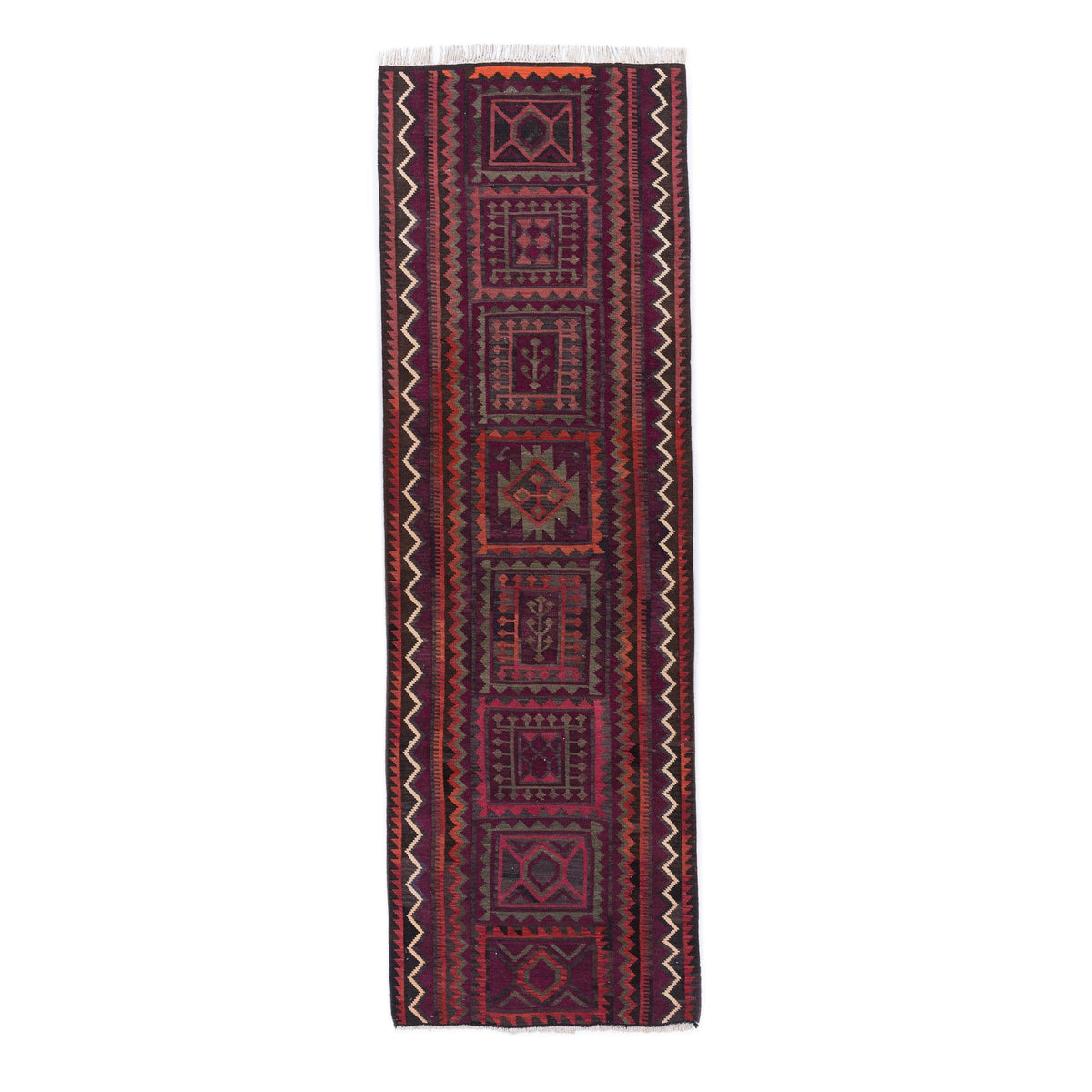 Ardebil Kilim (3.9 x 12.4)ft