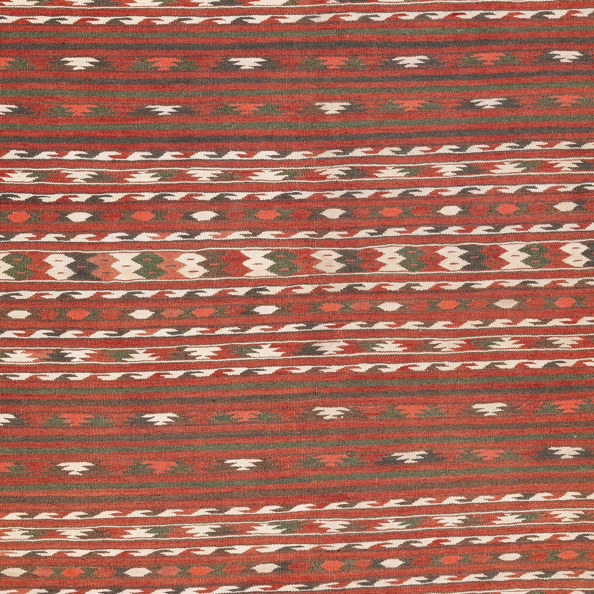 Turkmen Kilim (3.7 x 6.1)ft