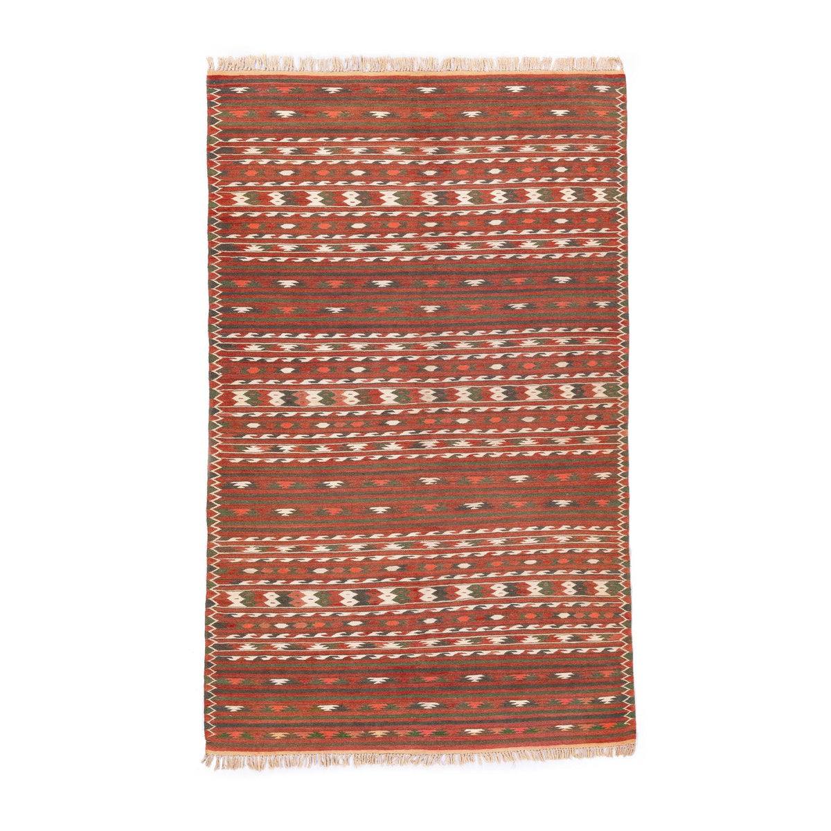 Turkmen Kilim (3.7 x 6.1)ft