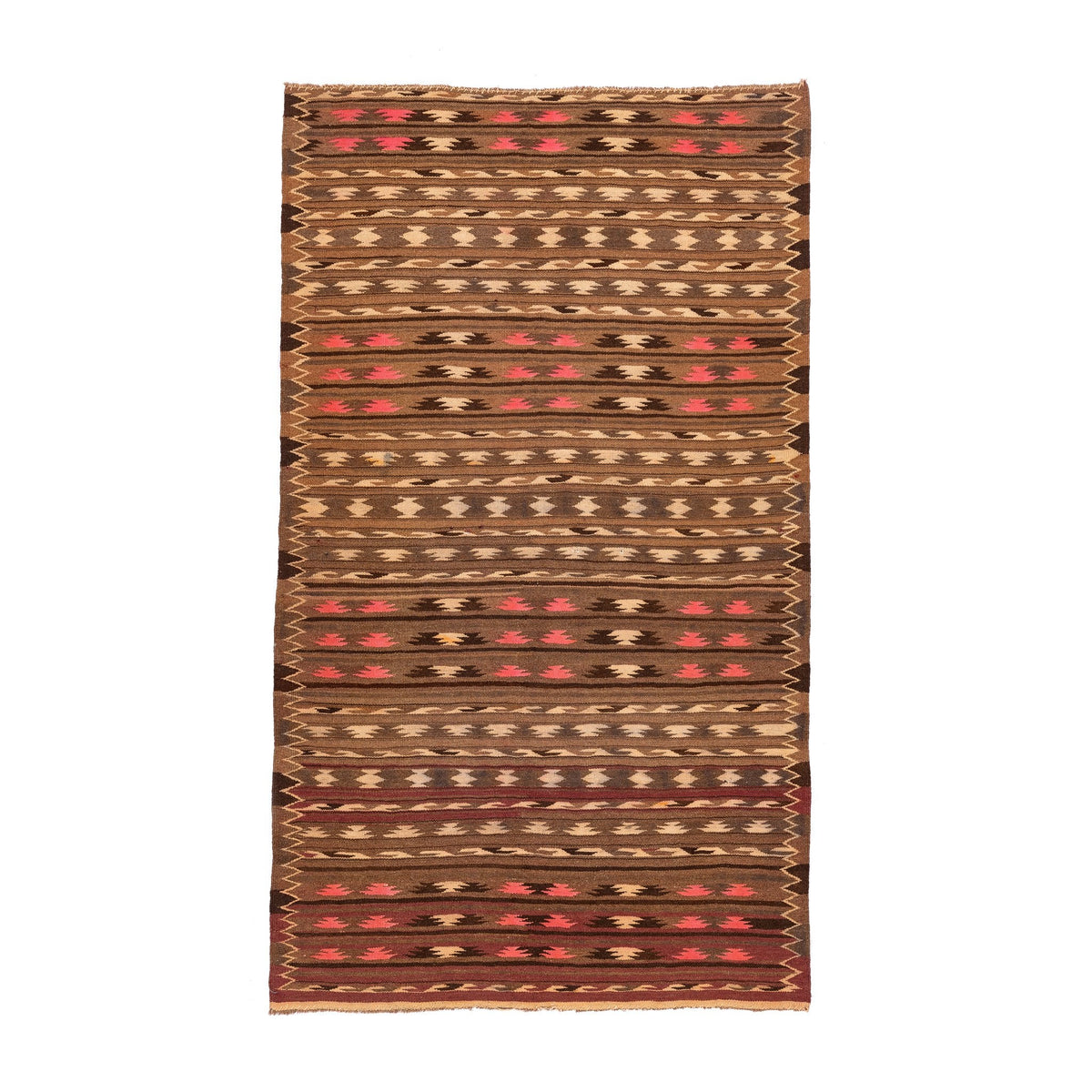 Turkmen Kilim (3.7 x 6.4)ft
