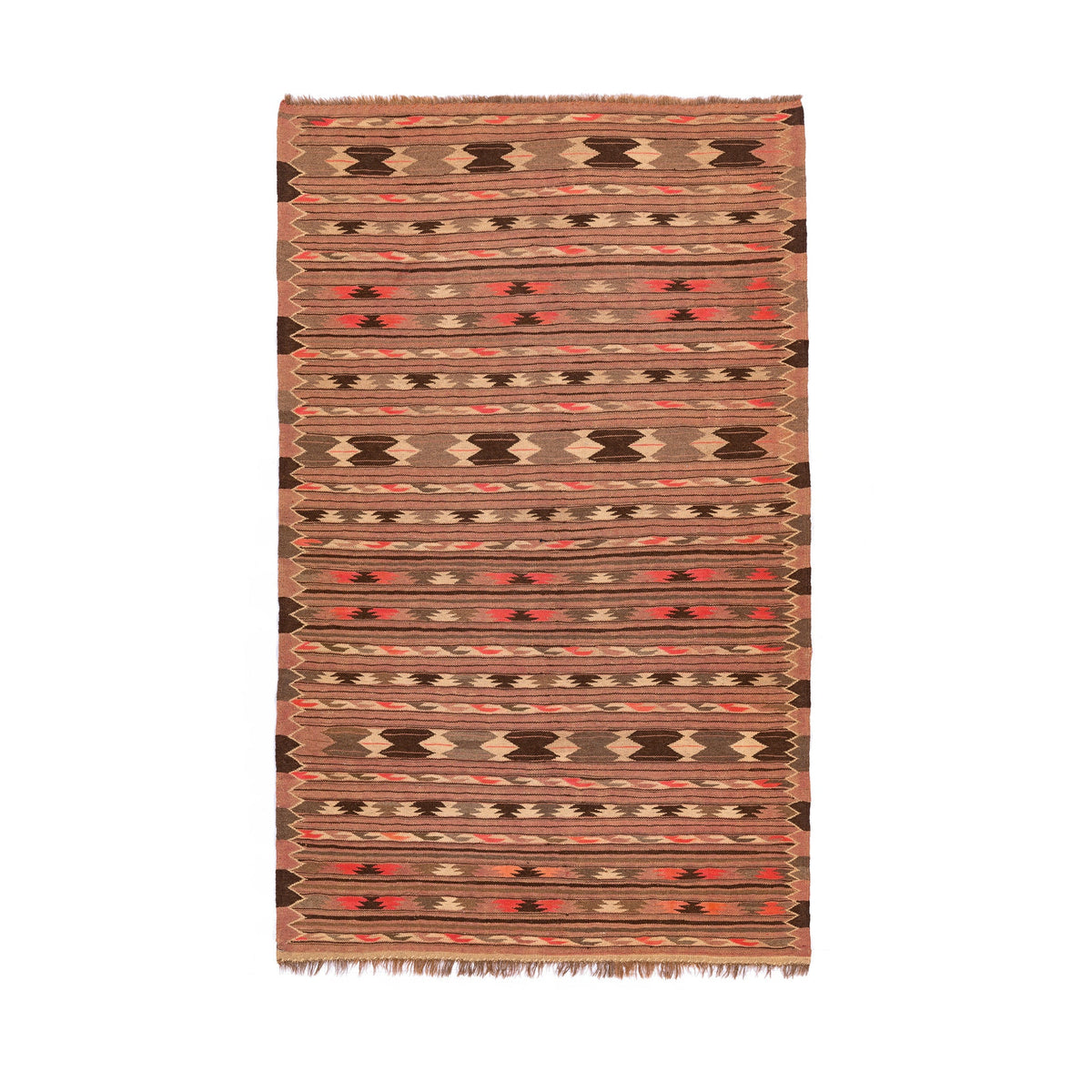 Turkmen Kilim (3.9 x 6.2)ft