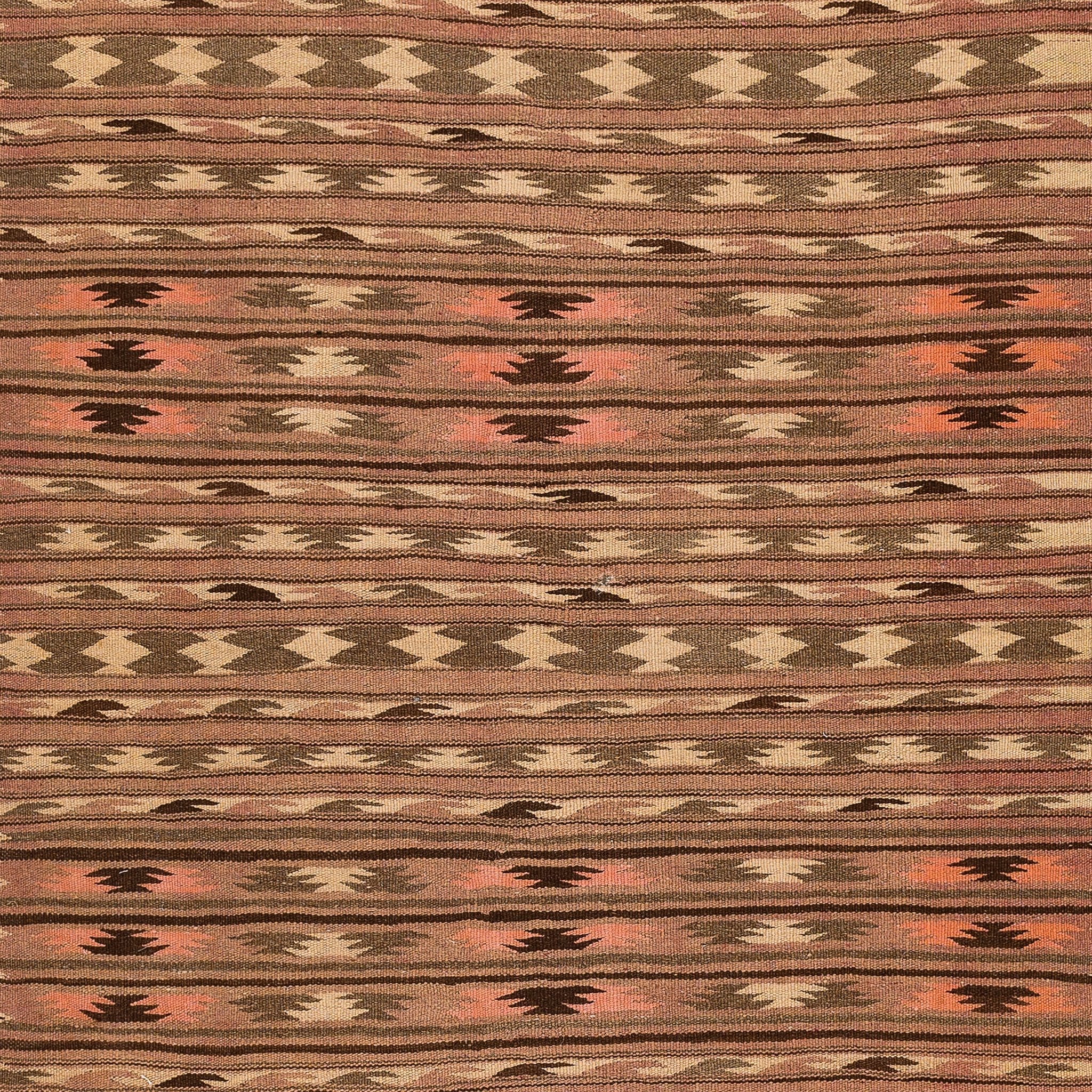Turkmen Kilim (3.6 x 6.1)ft