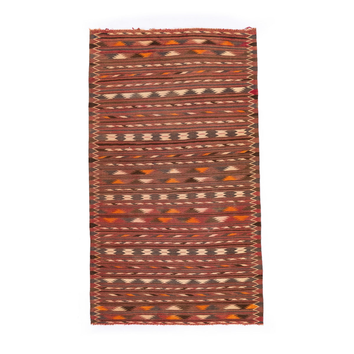 Turkmen Kilim (3.6 x 6.2)ft